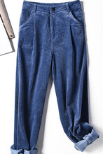 Load image into Gallery viewer, Women Loose Wide Leg Corduroy Pants K1428
