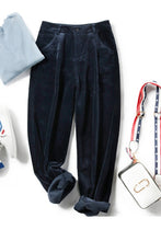 Load image into Gallery viewer, Women Loose Wide Leg Corduroy Pants K1428
