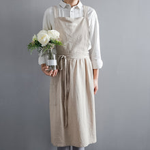 Load image into Gallery viewer, Korea Style Cotton Apron Gardener Waitress Bakery Florist Work Wear A18020

