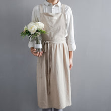 Load image into Gallery viewer, Korea Style Cotton Apron Gardener Waitress Bakery Florist Work Wear A18020