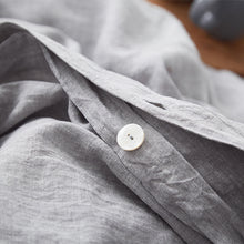 Load image into Gallery viewer, Pure Color Luxurious 100%Linen Bedding Set