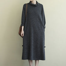 Load image into Gallery viewer, Women Casual Solid Color Sweater Dress