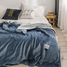 Load image into Gallery viewer, Soft Chunky Blanket, Cozzy Plush Blanket, Rabbit Fur Blanket