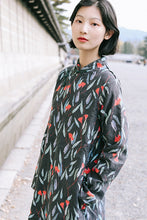 Load image into Gallery viewer, Women Winter Vintage Printed Linen Dress