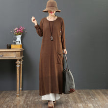 Load image into Gallery viewer, Women's Plus Size Asymmetrical Sweater Dress