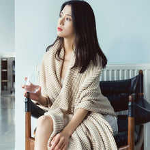 Load image into Gallery viewer, Soft Throw Blanket, Warm Blanket for Winter, Cotton Blanket Twin
