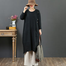 Load image into Gallery viewer, Women's Plus Size Asymmetrical Sweater Dress