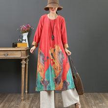 Load image into Gallery viewer, Women Casual Colored Prints Dress