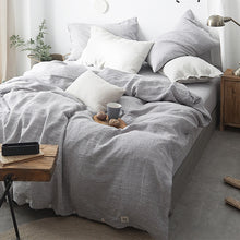 Load image into Gallery viewer, Pure Color Luxurious 100%Linen Bedding Set