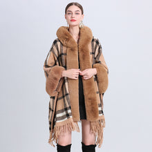 Load image into Gallery viewer, Warm Causel Women Wrap Cape Winter Coats