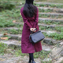 Load image into Gallery viewer, Women Linen Loose Drawstring Waist Dress