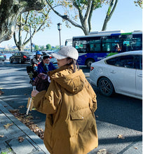 Load image into Gallery viewer, Black Jacket Coat, Warm Coat for Winter, Jacket with Hood