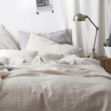 Load image into Gallery viewer, Pure Color Luxurious 100%Linen Bedding Set