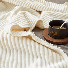 Load image into Gallery viewer, Soft Chunky Blanket, Wool Blanket, Solid Color Plush Blanket