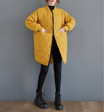 Load image into Gallery viewer, Women's Winter Coat, Long Coat for Women, Black Outwear Jacket