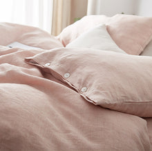 Load image into Gallery viewer, Pure Color Luxurious 100%Linen Bedding Set