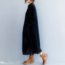 Load image into Gallery viewer, Women's Corduroy Loose Vintage Big Pocket Dress