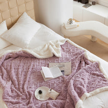 Load image into Gallery viewer, Chunky Knit Blanket, Fuzzy Throw Blanket, Cozy Blanket for Bed