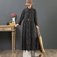 Load image into Gallery viewer, Women's Warm Loose Retro Floral Dress