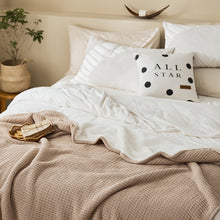 Load image into Gallery viewer, Chunky Weight Blanket, Plush Wool Blanket, Soft Throw Blanket