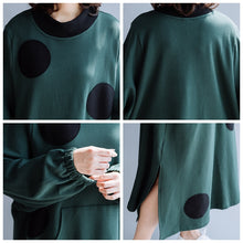 Load image into Gallery viewer, Women's Casual High Neck Polka Dot Dress