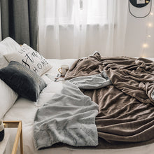 Load image into Gallery viewer, Soft Chunky Blanket, Cozzy Plush Blanket, Rabbit Fur Blanket