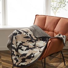 Load image into Gallery viewer, Soft Throw Blankets, Plush Wool Blanket, Camouflage Blanket