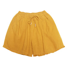 Load image into Gallery viewer, Women Pure Color Casual Shorts Summer Cotton Linen Short Pants K20052