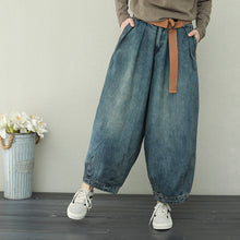 Load image into Gallery viewer, Vintage Blue Denim Pants Women Casual Jeans Q2231