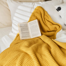 Load image into Gallery viewer, Chunky Weight Blanket, Plush Wool Blanket, Soft Throw Blanket