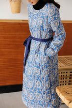 Load image into Gallery viewer, Women Winter Thick Prints Drawstring Waist Dress