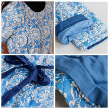 Load image into Gallery viewer, Women Winter Thick Prints Drawstring Waist Dress