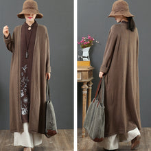 Load image into Gallery viewer, Women's Simple Loose V Neck Knit Cardigan