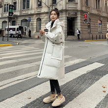 Load image into Gallery viewer, Women's Winter Coats, Brown Outwear Jacket, Hooden Cotton Coat