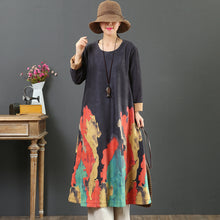 Load image into Gallery viewer, Women Casual Colored Prints Dress