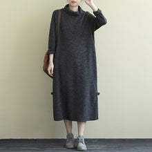 Load image into Gallery viewer, Women Casual Solid Color Sweater Dress