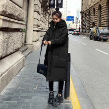 Load image into Gallery viewer, Women's Winter Coats, Brown Outwear Jacket, Hooden Cotton Coat