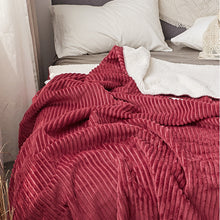 Load image into Gallery viewer, Soft Chunky Blanket, Wool Blanket, Solid Color Plush Blanket