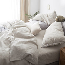 Load image into Gallery viewer, Pure Color Luxurious 100%Linen Bedding Set