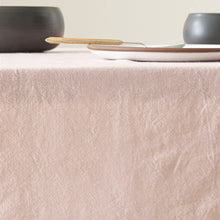 Load image into Gallery viewer, Simple Pure Color Washed Linen Tablecloth Handmade Tablecloth