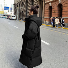 Load image into Gallery viewer, Women's Winter Coats, Brown Outwear Jacket, Hooden Cotton Coat