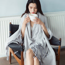 Load image into Gallery viewer, Soft Throw Blanket, Warm Blanket for Winter, Cotton Blanket Twin