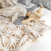 Load image into Gallery viewer, Soft Throw Blankets,Thick Weighted Blanket, Chunky Wool Blanket