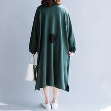 Load image into Gallery viewer, Women's Casual High Neck Polka Dot Dress