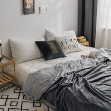 Load image into Gallery viewer, Soft Chunky Blanket, Cozzy Plush Blanket, Rabbit Fur Blanket