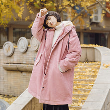 Load image into Gallery viewer, Winter Coats Women, Long Winter Jackets, Hooded Cotton coat