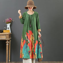 Load image into Gallery viewer, Women Casual Colored Prints Dress
