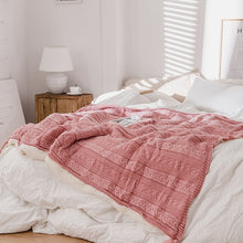 Load image into Gallery viewer, Soft Throw Blankets, Warm Blanket for Winter, Throw with Tassels