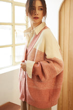 Load image into Gallery viewer, Women Cute Knit Striped Cardigan Sweater