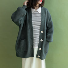 Load image into Gallery viewer, Women Casual V-Neck Sweater Coat Z9299